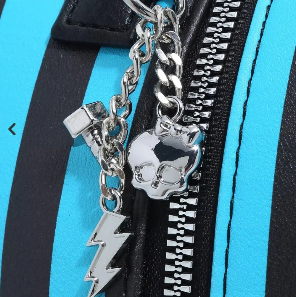Monster High Frankie Stein Lightning Stripe Mini Backpack